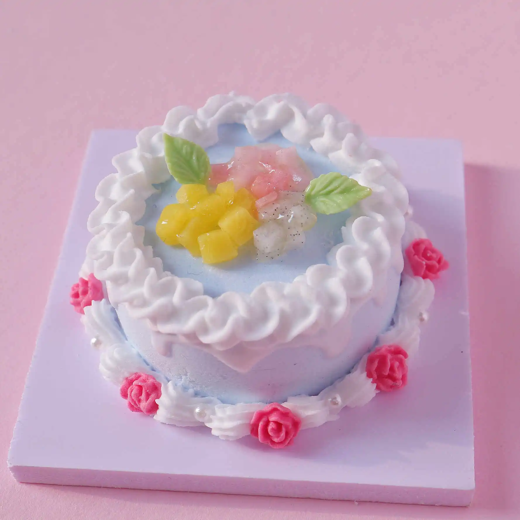 Gen Z Blue Clay Cake Set - Air Dry Clay & White Cream Clay Magic Gen Z Blue Clay Cake Set - Air Dry Clay & White Cream Clay Magic - Image 3