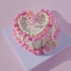 Y2K Love Heart Clay Cake Kit - Air Dry Clay with Yellow and Pink Cream Clay Y2K Love Heart Clay Cake Kit - Air Dry Clay with Yellow and Pink Cream Clay