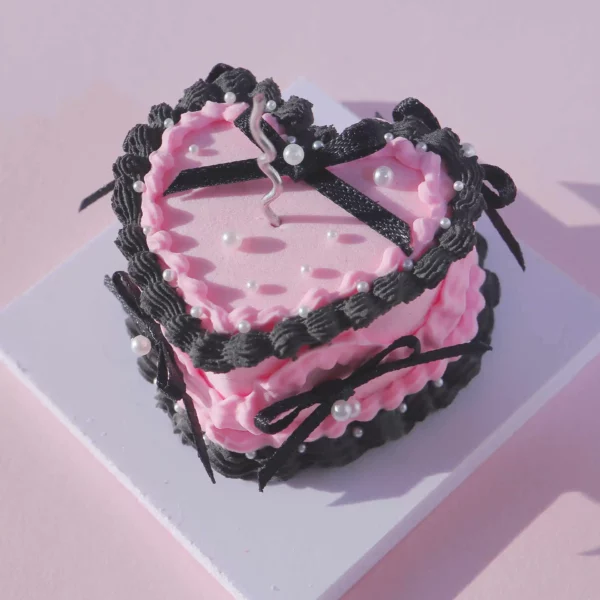 Princess Heart Clay Cake Kit - Air Dry Clay with Creamy Frosting Magic