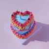 Air Dry Clay Princess Birthday Cake Kit - Blue Heart with Cherry Toppings Air Dry Clay Princess Birthday Cake Kit - Blue Heart with Cherry Toppings