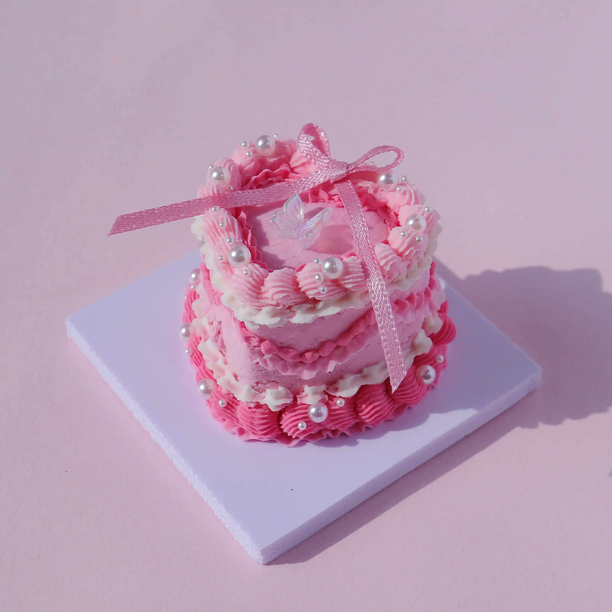 Air Dry Clay Princess Heart Cake Kit - A Royal Celebration in Pink Air Dry Clay Princess Heart Cake Kit - A Royal Celebration in Pink