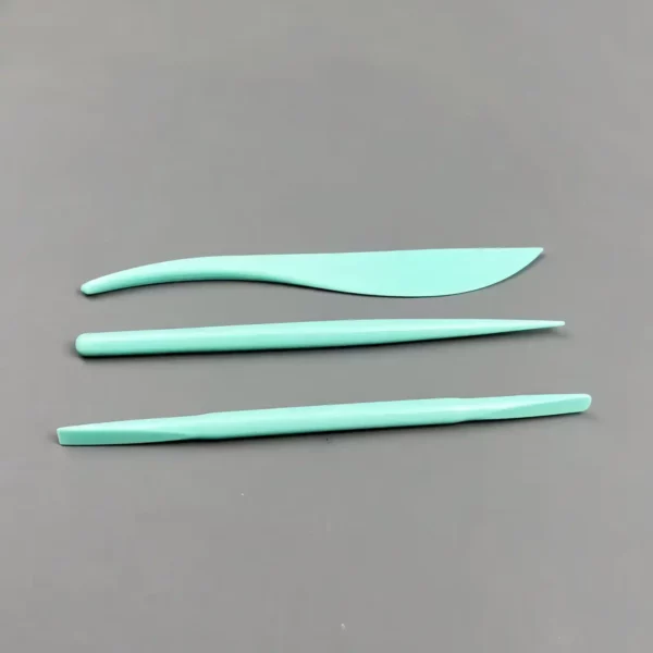 Air Dry Clay Tools for Beginners 3-Piece Polyethylene Set for Easy Shaping