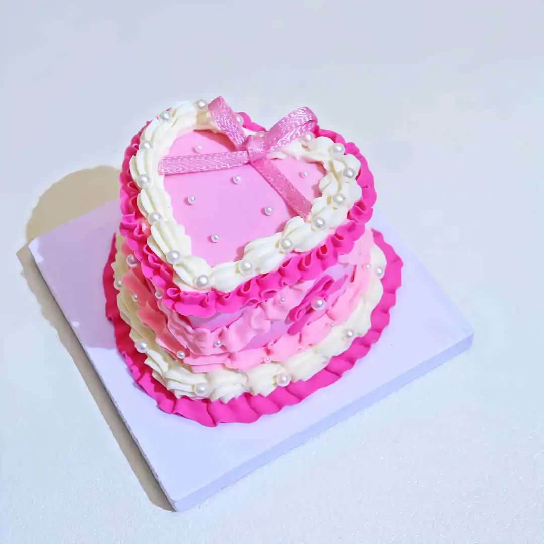 Retro Chic Heart Clay Set - Y2K Inspired Air Dry Clay Retro Chic Heart Clay Set - Y2K Inspired Air Dry Clay