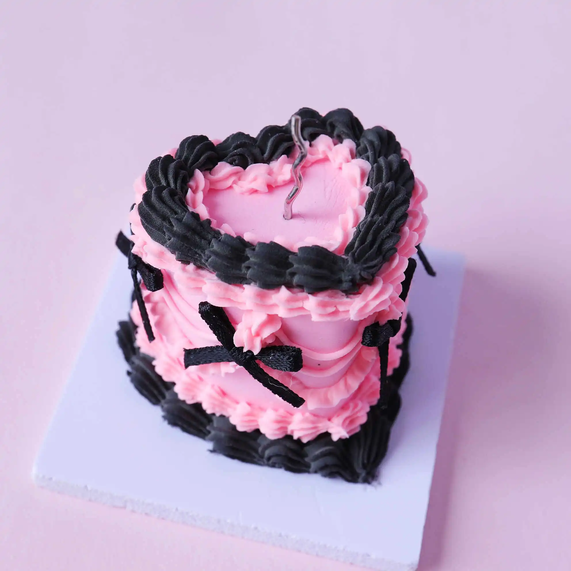 Air Dry Clay Y2K Pink Heart Delight Kit - Miniature Candlelit Charm Air Dry Clay Y2K Pink Heart Delight Kit - Miniature Candlelit Charm