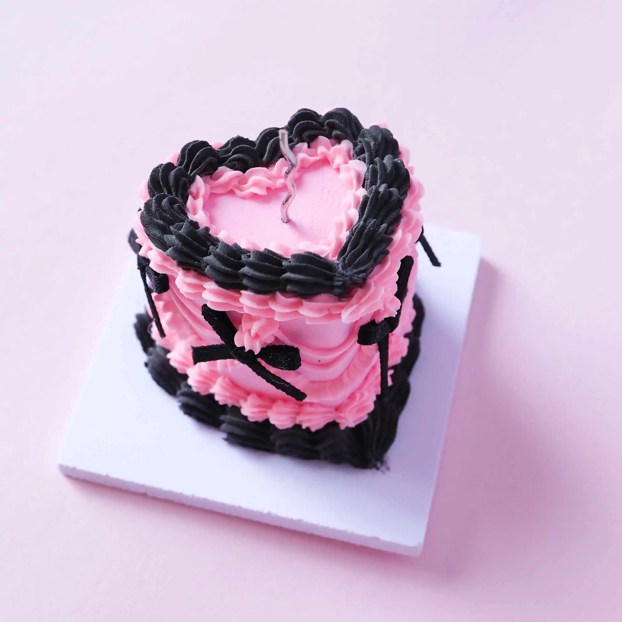 Air Dry Clay Y2K Pink Heart Delight Kit - Miniature Candlelit Charm Air Dry Clay Y2K Pink Heart Delight Kit - Miniature Candlelit Charm - Image 3