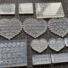 New Heart-Shaped Gothic Style Number Silicone Mold - Essential for Fine Crafts