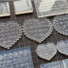 New Heart-Shaped Gothic Style Number Silicone Mold - Essential for Fine Crafts