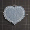 New Heart-Shaped Gothic Style Number Silicone Mold - Essential for Fine Crafts