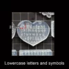 New Heart-Shaped Gothic Style Number Silicone Mold - Essential for Fine Crafts