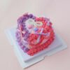 Enchanted Dual-Tone Heart Mini Cake Kit Purple & Pink Air Dry Clay with Elegant Finishes Enchanted Dual-Tone Heart Mini Cake Kit Purple & Pink Air Dry Clay with Elegant Finishes