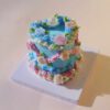 Spring Blossom Mini Clay Cake Kit: Blue Heart with Floral Accents Spring Blossom Mini Clay Cake Kit: Blue Heart with Floral Accents