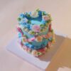 Spring Blossom Mini Clay Cake Kit: Blue Heart with Floral Accents Spring Blossom Mini Clay Cake Kit: Blue Heart with Floral Accents