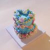 Spring Blossom Mini Clay Cake Kit: Blue Heart with Floral Accents Spring Blossom Mini Clay Cake Kit: Blue Heart with Floral Accents
