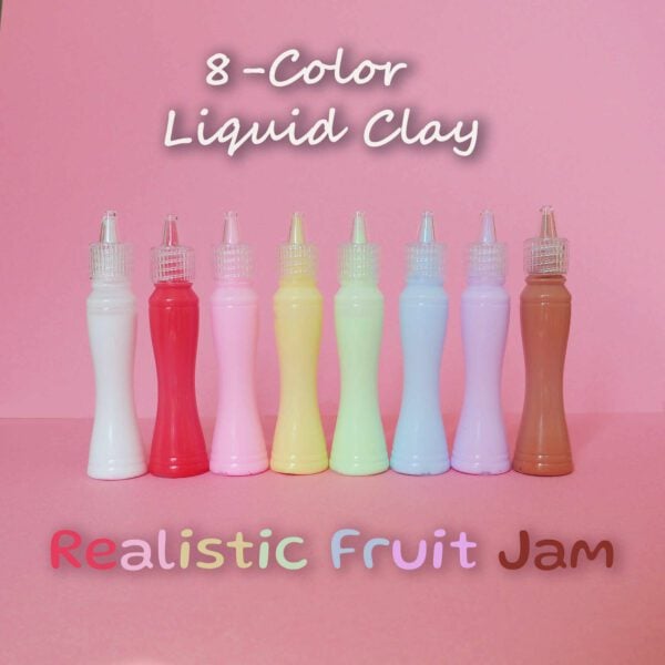Colorful Liquid Clay Jams: Perfect for Decorative Cake Crafts