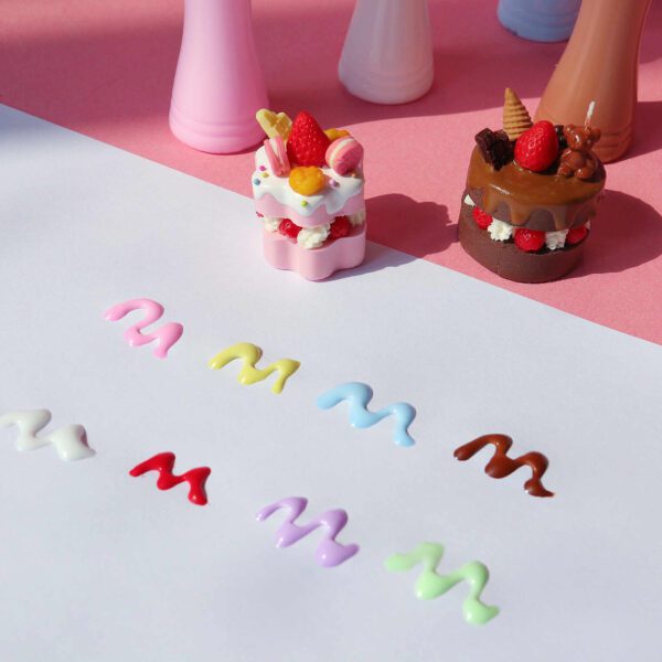 Alternative view of Colorful Liquid Clay Jams: Perfect for Decorative Cake Crafts