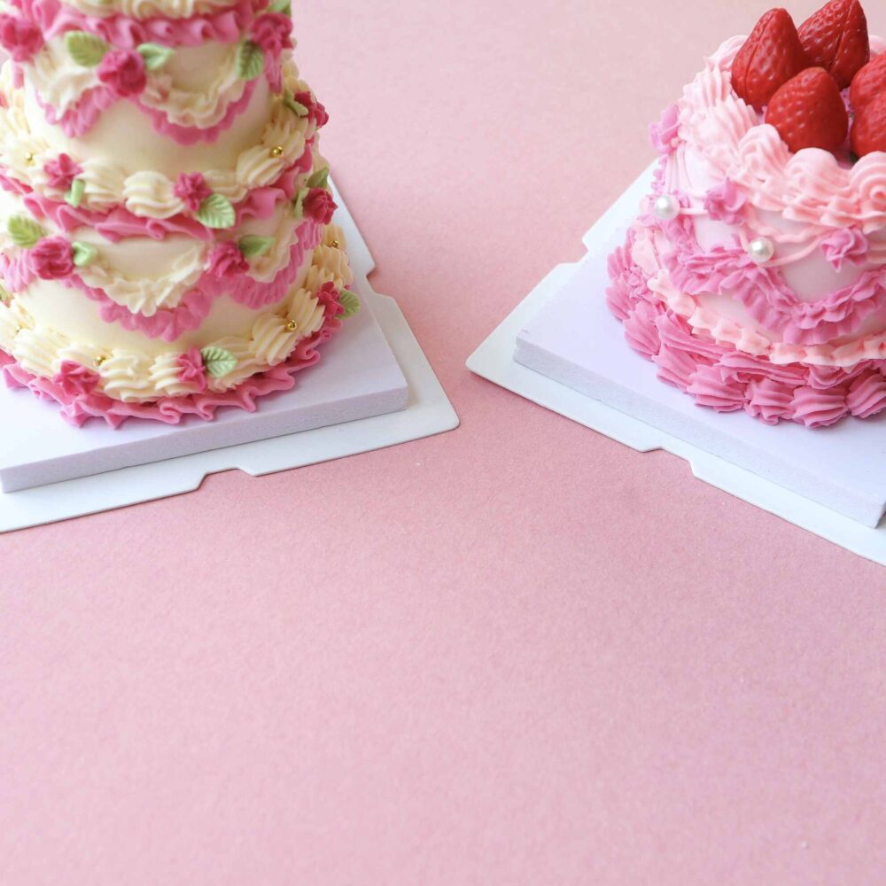 Making Mini Cake Kit Multi-Pack Mini Cake Base Kit: 20 Sets with Decorative Plates and Cards ...