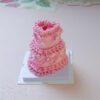 Sparkling Pink Mini Cake Kit: Double Layer Design with Cherry Top Sparkling Pink Mini Cake Kit: Double Layer Design with Cherry Top
