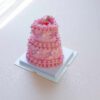 Sparkling Pink Mini Cake Kit: Double Layer Design with Cherry Top Sparkling Pink Mini Cake Kit: Double Layer Design with Cherry Top