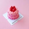 Sweet Pink Mini Cake Crafting Set: Ideal for Gift-Giving with Elegant Touches