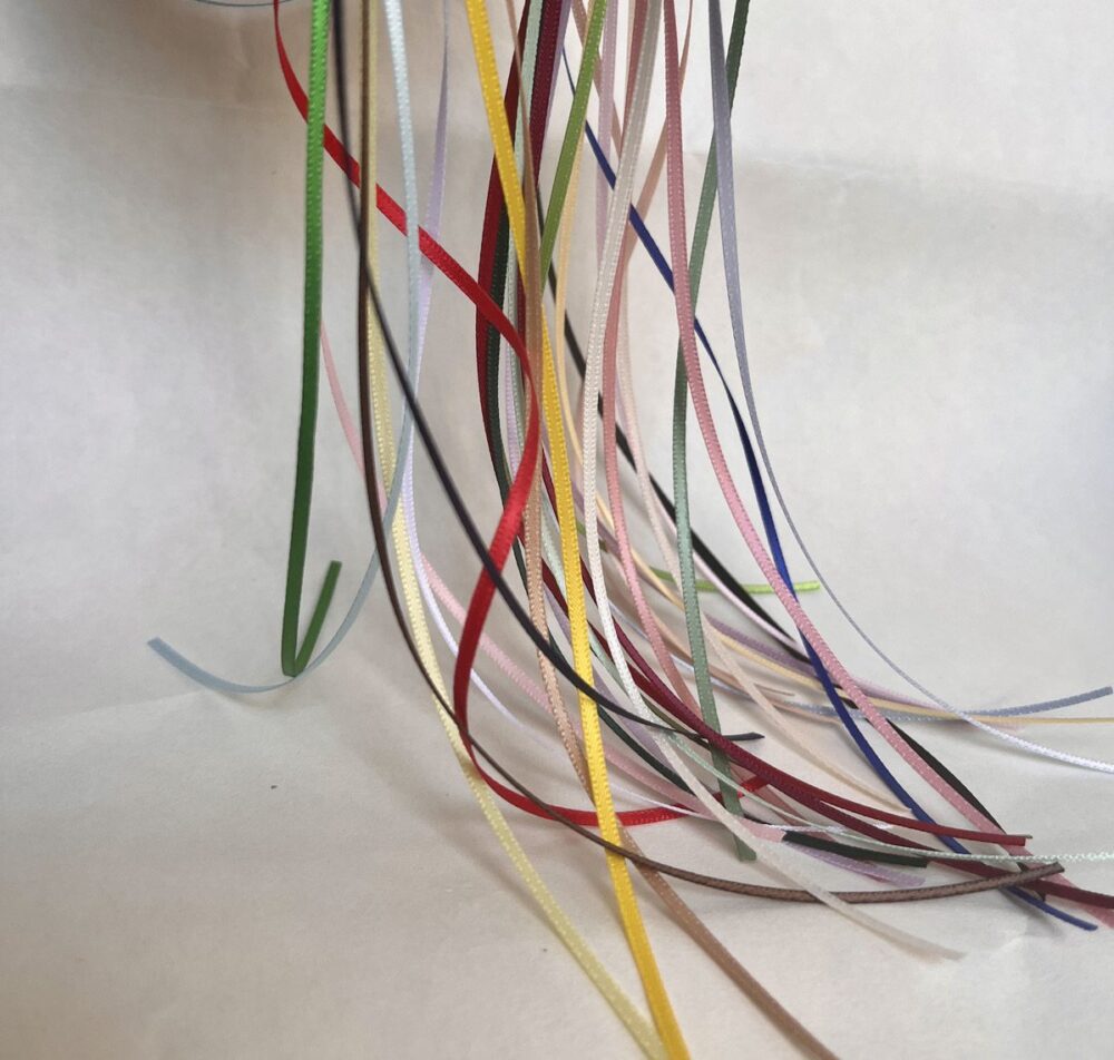 Versatile Crafting Ribbons: 5 Colors in 3mm & 10 Mixed Colors in 2mm ...