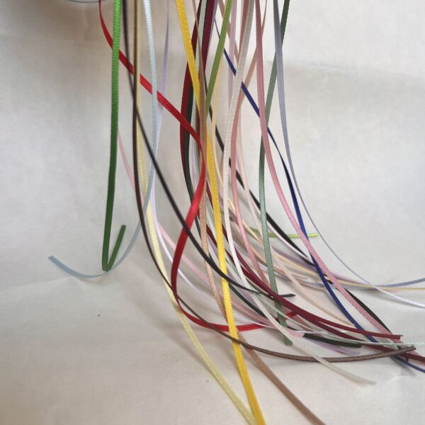 Alternative view of Versatile Crafting Ribbons: 5 Colors in 3mm & 10 Mixed Colors in 2mm for Cake Decor