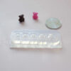 Craft Cute Mini Bears: Flexible Silicone Mold for Diverse Materials