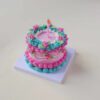 Festive Mini Cake Kit: Colorful Icing and Candle for Special Occasions Festive Mini Cake Kit: Colorful Icing and Candle for Special Occasions