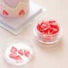 Realistic Mini Clay Strawberry Slices: Perfect for Crafting and Decorating Realistic Mini Clay Strawberry Slices: Perfect for Crafting and Decorating