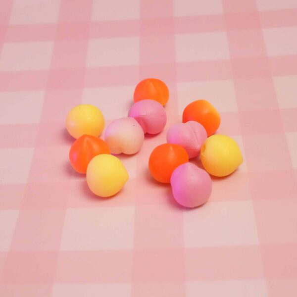 Alternative view of Assorted mini peaches: Honey peach, Yellow peach, Nectarine