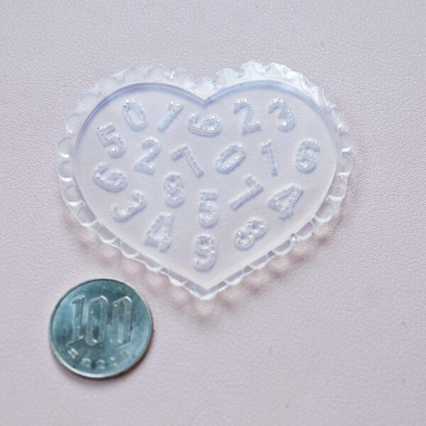 Alternative view of DIY Number Mold: High-Quality Silicone for Clay and Crafting