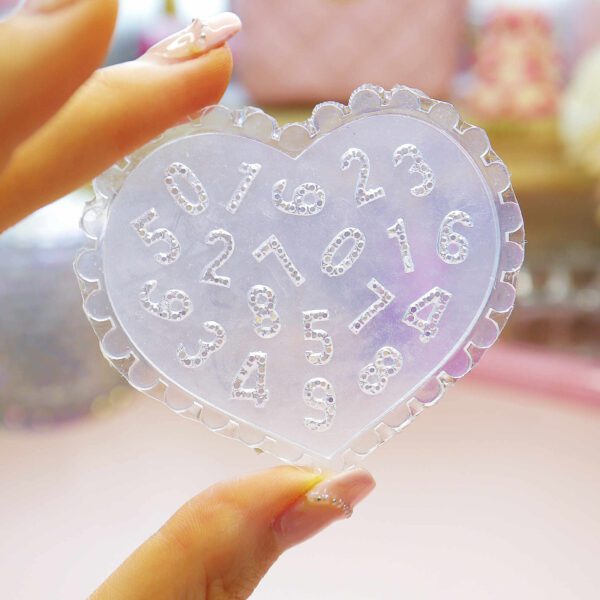 DIY Number Mold: High-Quality Silicone for Clay and Crafting