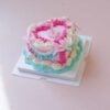 Elegant Mini Heart Cake Kit: Perfect Gift with Sparkling Accents Elegant Mini Heart Cake Kit: Perfect Gift with Sparkling Accents