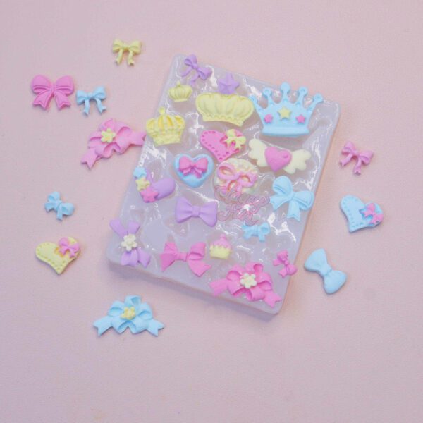 Alternative view of Multi-Shape Silicone Mold: Perfect for Crafting Bows and Crowns
