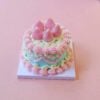 Pearlescent Strawberries Yellow Heart Mini Cake Kit