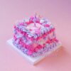 Cute Pastel Square Cake Kit Sparkling Flowers and Butterflies for a Magical Touch Cute Pastel Square Cake Kit Sparkling Flowers and Butterflies for a Magical Touch