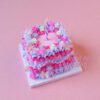 Cute Pastel Square Cake Kit Sparkling Flowers and Butterflies for a Magical Touch Cute Pastel Square Cake Kit Sparkling Flowers and Butterflies for a Magical Touch