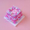 Cute Pastel Square Cake Kit Sparkling Flowers and Butterflies for a Magical Touch Cute Pastel Square Cake Kit Sparkling Flowers and Butterflies for a Magical Touch