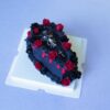 Dark Romance Coffin Cake A Miniature Tribute of Roses and Angels