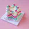 Delightful Star Mini Cake Kit Decorated with Pink, Blue, and Yellow Icing Delightful Star Mini Cake Kit Decorated with Pink, Blue, and Yellow Icing