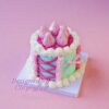 Refined Royal Cake Kit Lush Decorations with Pink Bows and Berries Refined Royal Cake Kit Lush Decorations with Pink Bows and Berries
