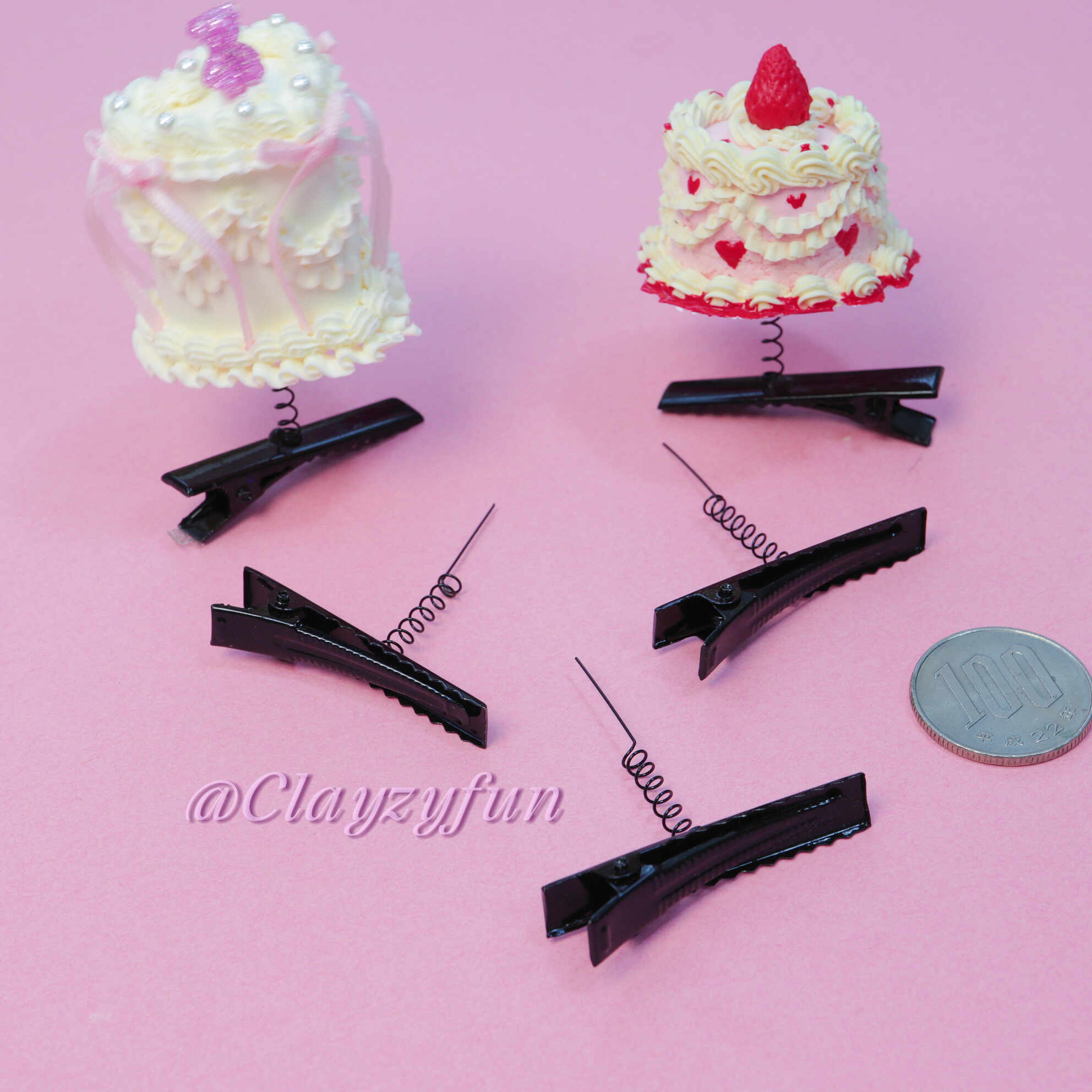 Mini Cake Hair Clip Kit: Transform Your Clay Cakes into Fashionable Accessories Mini Cake Hair Clip Kit: Transform Your Clay Cakes into Fashionable Accessories - Image 4