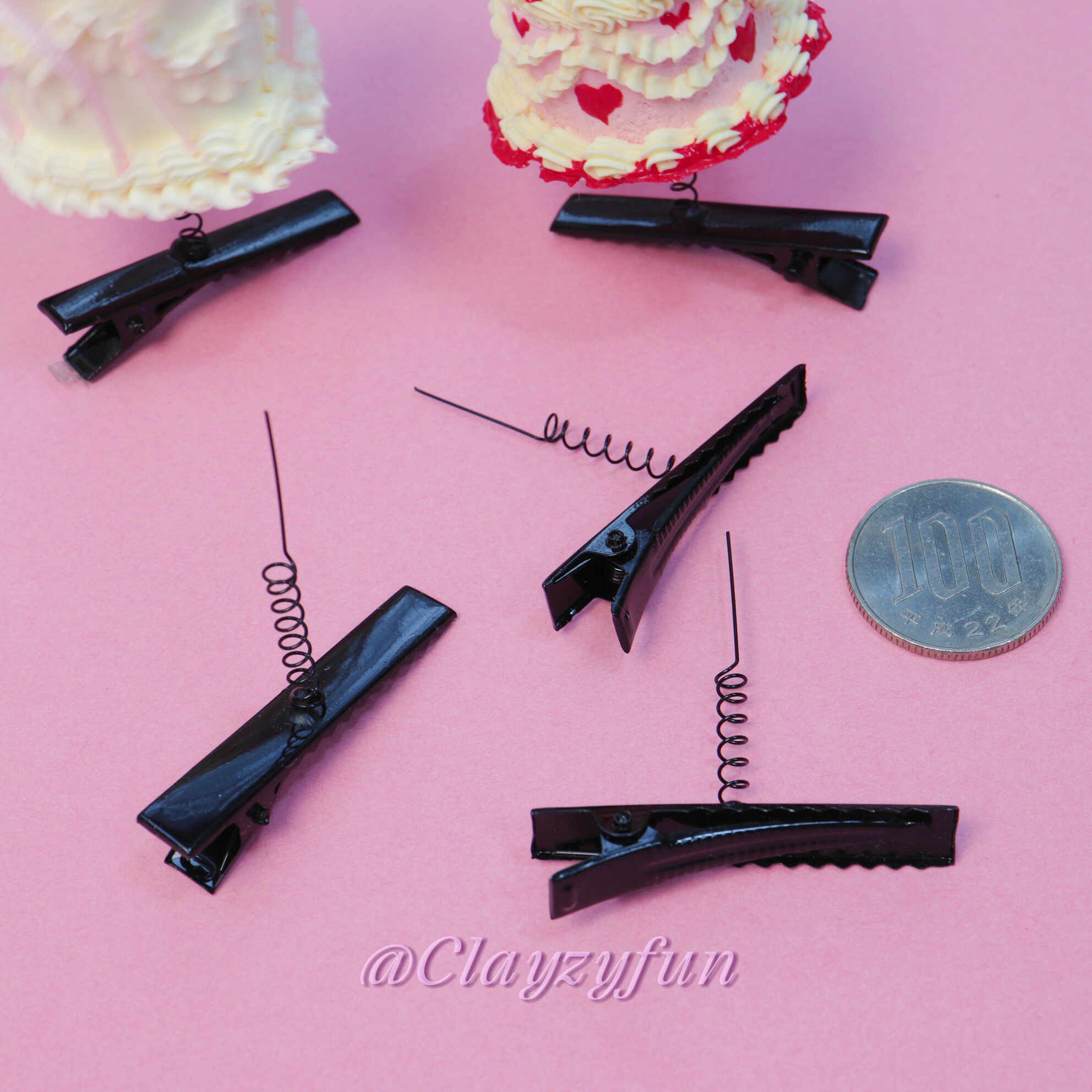 Mini Cake Hair Clip Kit: Transform Your Clay Cakes into Fashionable Accessories Mini Cake Hair Clip Kit: Transform Your Clay Cakes into Fashionable Accessories - Image 3