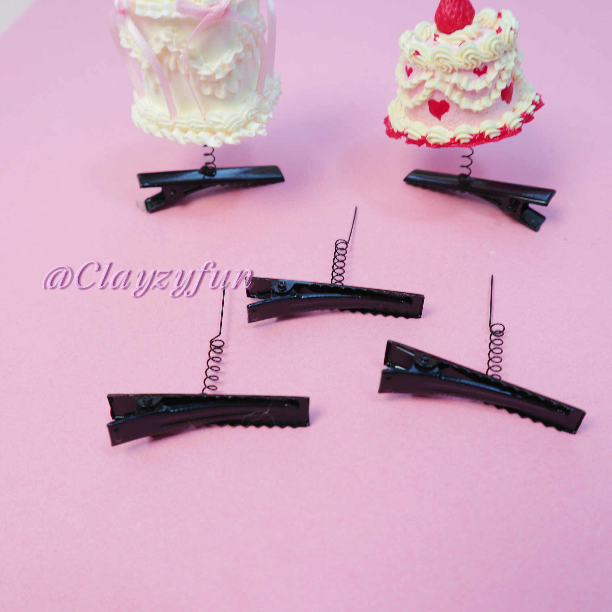 Mini Cake Hair Clip Kit: Transform Your Clay Cakes into Fashionable Accessories Mini Cake Hair Clip Kit: Transform Your Clay Cakes into Fashionable Accessories - Image 2