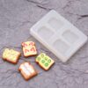 Mini Toast Silicone Mold: Perfect for Crafting Tiny, Realistic Toasts