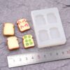Mini Toast Silicone Mold: Perfect for Crafting Tiny, Realistic Toasts