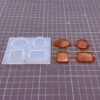 Miniature Plate Silicone Mold: Craft Four Unique Tiny Dish Designs