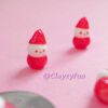 Miniature Strawberry Snowmen: Whimsical Clay Creations(10 packs) Miniature Strawberry Snowmen: Whimsical Clay Creations(10 packs)