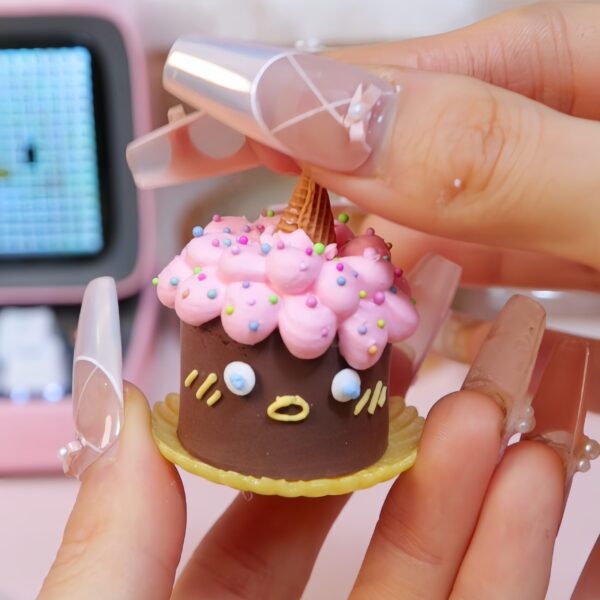 Alternative view of Kawaii Face Mini Cake Kit Craft Adorable Cartoon Treats
