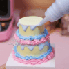 Two-Tier Butterfly Ribbon Cake DIY Kit – Create Stunning Dessert Art Two-Tier Butterfly Ribbon Cake DIY Kit – Create Stunning Dessert Art