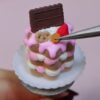 Three-Layer Chocolate Cake Clay Set - A Dreamy Handmade Dessert Decor